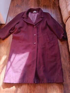 Vintage Stephanie Andrews Wool Coat Womens Xl